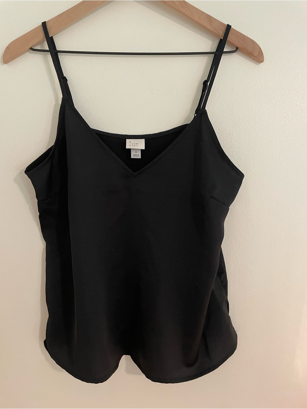 A New Day silky cami black Small
